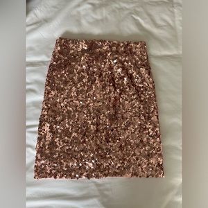 Sequin mini skirt